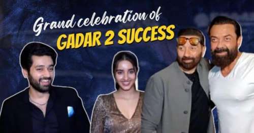 Gadar 2 bat les records du box-office, Sunny Deol organise une célébration étoilée pour toute l’équipe [Watch Video]