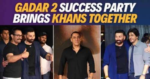 Salman Khan à Shah Rukh Khan et les Bollywood Khans s’unissent pour assister à l’événement de Sunny Deol [Watch Video]