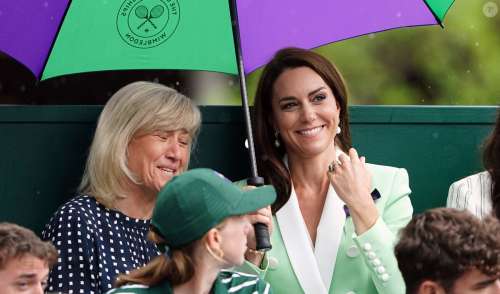 Kate Middleton brave la pluie : nouveau look très français à Wimbledon, la duchesse mouillée garde le sourire