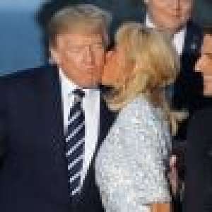 Brigitte Macron au G7 : bise amicale à Donald Trump pour la photo de famille