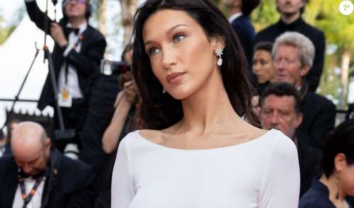 Festival de Cannes - Bella Hadid : Sa robe trouée laisse apparaître un curieux bijou