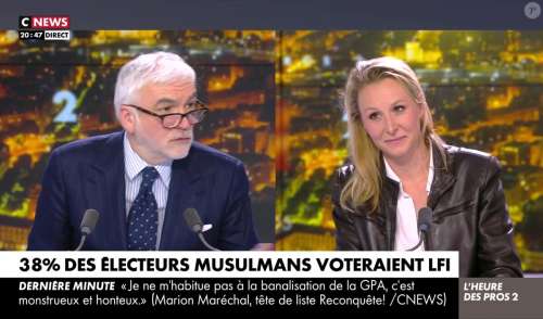 VIDEO Pascal Praud obligé d'interrompre en urgence son interview avec Marion Maréchal sur CNews