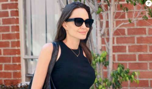 Angelina Jolie : Le ventre à l'air en total look noir, l'actrice tout simplement sublime