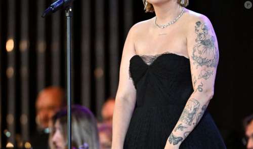 Louane en robe bustier et tatouages apparents : le Festival de Cannes se termine en beauté avec un show grandiose