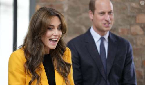 PHOTOS Kate Middleton : Veste jaune vif et boucles d'oreille très spéciales, une tenue symbolique pour la princesse