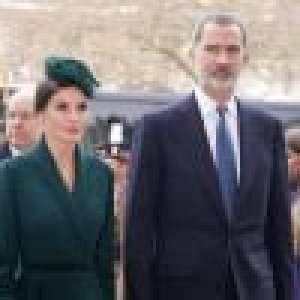 Hommage au prince Philip : Letizia et Felipe d'Espagne soudés et émus en mémoire du duc d'Edimbourg