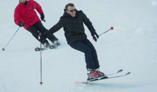 PHOTO Emmanuel Macron en vacances à la montagne : un skieur VIP loin d'être passé inaperçu