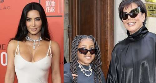 Kim Kardashian, North West et Kris Jenner profitent d’une journée au spa Lux
