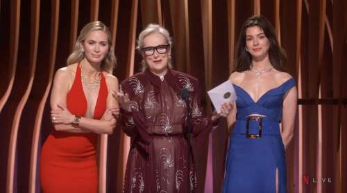 Anne Hathaway, Meryl Streep et Emily Blunt