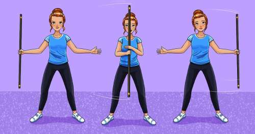 15 Exercices simples avec le manche à balai pour faire du sport à la maison (nouvelle sélection)
