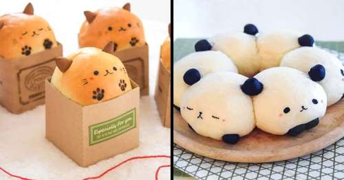 Une boulangerie japonaise fabrique des petits pains si moelleux et si mignons qu’il serait vraiment dommage de les manger