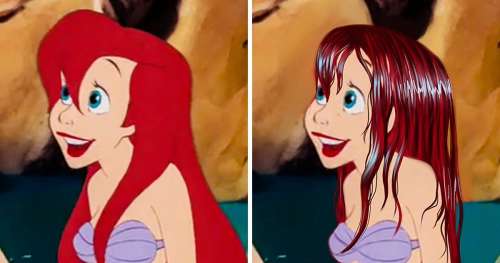 Voici à quoi ressembleraient les héroïnes de Disney si elles avaient de vrais cheveux