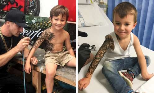 Un artiste a commencé à tatouer des enfants et a expliqué pourquoi c’était important pour eux