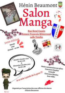 5e salon manga à Hénin Beaumont (Les 7 et 8 octobre 2023)