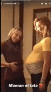 Alexandra Lamy enceinte : sa fille partage un beau cliché de son ventre rond
