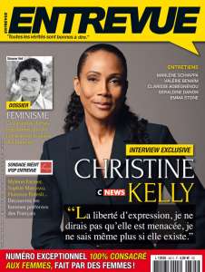Le nouveau numéro d’Entrevue est disponible, avec Christine Kelly en couverture !
