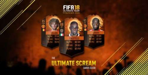 FIFA 18 Ultimate Scream Cards Guide