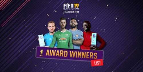 FIFA 19 Award Winner Cards List