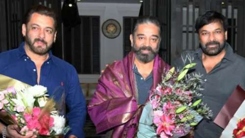 Kamal Haasan célèbre le succès de Vikram avec Chiranjeevi et Salman Khan, voir les photos