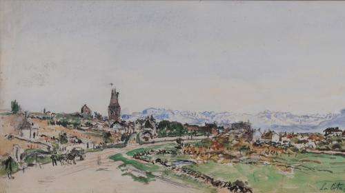 Jongkind, ce peintre hollandais qui avait adopté les paysages du Dauphiné