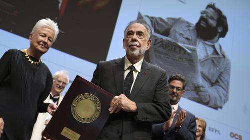 Francis Ford Coppola reçoit à Lyon le prix Lumière pour l'ensemble de son oeuvre riche et foisonnante