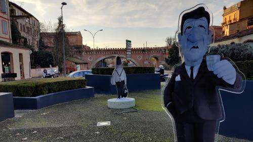 Montauban : les statues des Tontons Flingueurs, volées en 2018, sont de retour