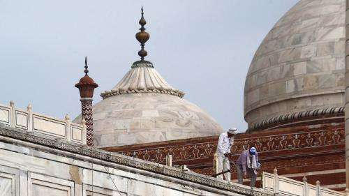Le site indien du Taj Mahal endommagé par de violents orages meurtriers