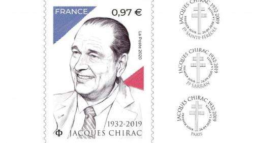 Un timbre Jacques Chirac va sortir au mois de septembre, pour le premier anniversaire de sa mort