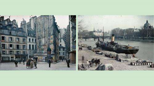 Paris il y a un siècle : la Cité de l'architecture expose les magnifiques autochromes d'Albert Kahn