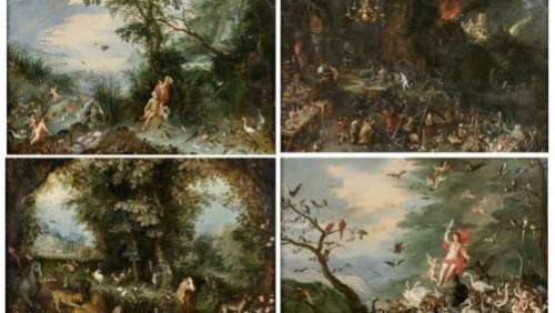 Un ensemble rarissime de quatre toiles de Brueghel le Jeune adjugé 580 000 euros aux enchères à Lille
