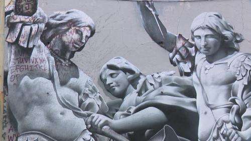À Besançon, le devoir de mémoire du Covid s’incarne à travers une fresque street art au message biblique
