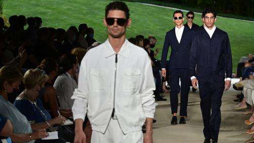 Milan Fashion Week : Giorgio Armani, entre retour aux sources et légèreté
