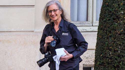 La photographe américaine Annie Leibovitz reçoit le prix William Klein de l'Académie des beaux-arts