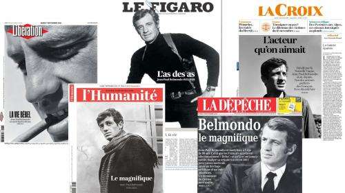 EN IMAGES. Les unes de la presse française et internationale après la mort de Jean-Paul Belmondo