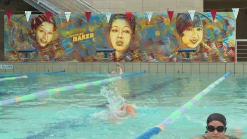 Une exposition-hommage à Joséphine Baker dans une piscine