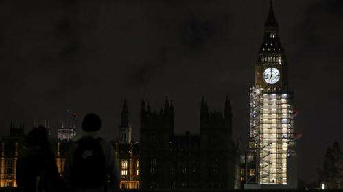 Big Ben reprend du service pour marquer le passage à la nouvelle année : 