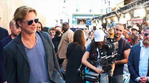 Cinéma : Brad Pitt acclamé à Paris pour la promotion de son nouveau film 