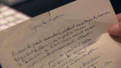 À Lyon, l'incroyable découverte d'un poème manuscrit de Louis Aragon par un marchand d'art