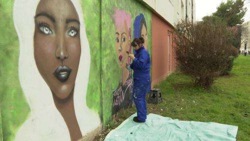 À Montpellier, des fresques murales signées de street-artistes pour mettre les femmes à l'honneur