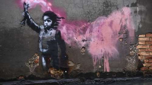 Italie : artistes et politiques s'écharpent sur le sort d'une œuvre de Banksy à Venise