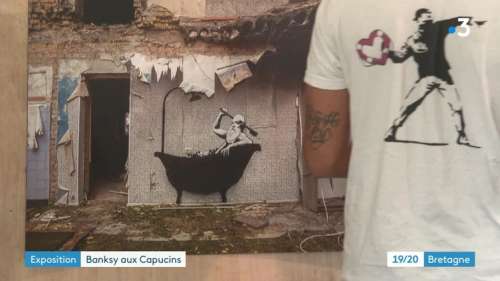 A Brest, l'exposition solidaire The Banksy Modest Collection rassemble 300 oeuvres de la star mondiale du street art