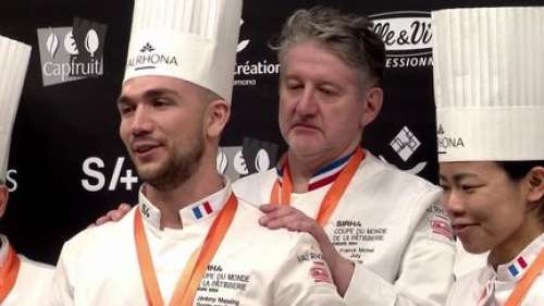 Championnats d'Europe de pâtisserie : grâce à un soufflé au chocolat et un sorbet abricot, la France décroche le titre à Paris