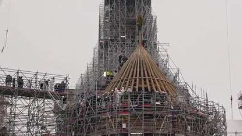 Notre-Dame de Paris : la construction de la charpente de la cathédrale est achevée