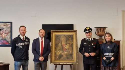 Italie : un tableau de Botticelli laissé à l'abandon tout juste retrouvé