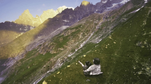 Italie : une fresque géante à apercevoir à Courmayeur, au pied du Mont-Blanc