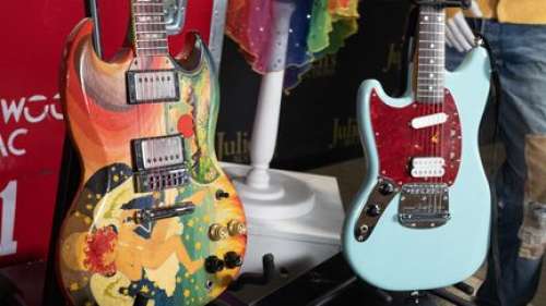 Des guitares d'Eric Clapton et de Kurt Cobain mises aux enchères aux Etats-Unis