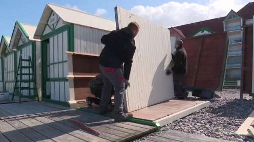 Patrimoine : le retour des cabines de plage de Cayeux
