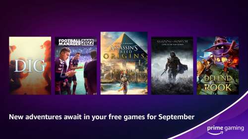 Amazon Prime Gaming : Les jeux gratuits de septembre dévoilés