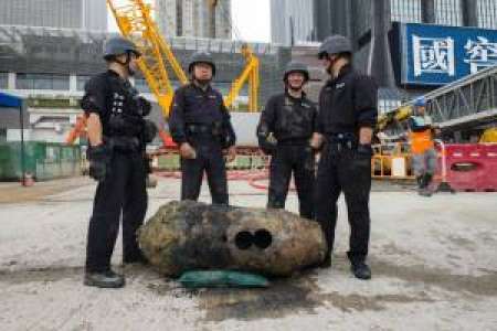 Hong Kong: une bombe de la Seconde guerre mondiale provoque des évacuations