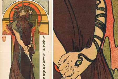 Comment Sarah Bernhardt a découvert Mucha… et lui a commandé un bijou